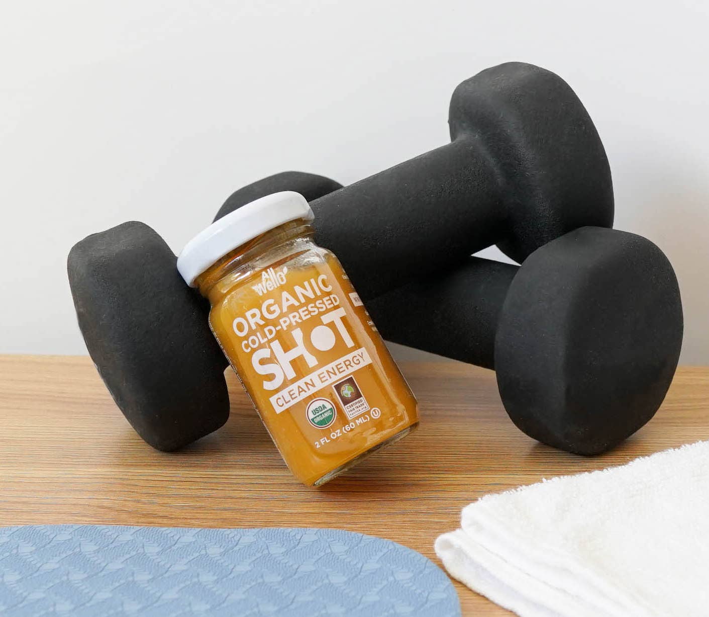 Market - Organic Cold-Pressed Clean Energy Shot With Ginseng