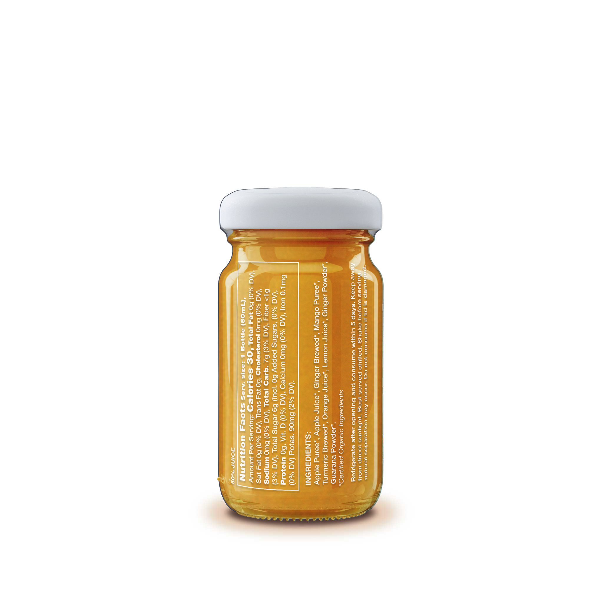 Market - Organic Cold-Pressed Clean Energy Shot With Ginseng